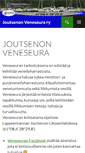 Mobile Screenshot of joutsenonveneseura.fi