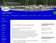 Tablet Screenshot of joutsenonveneseura.fi